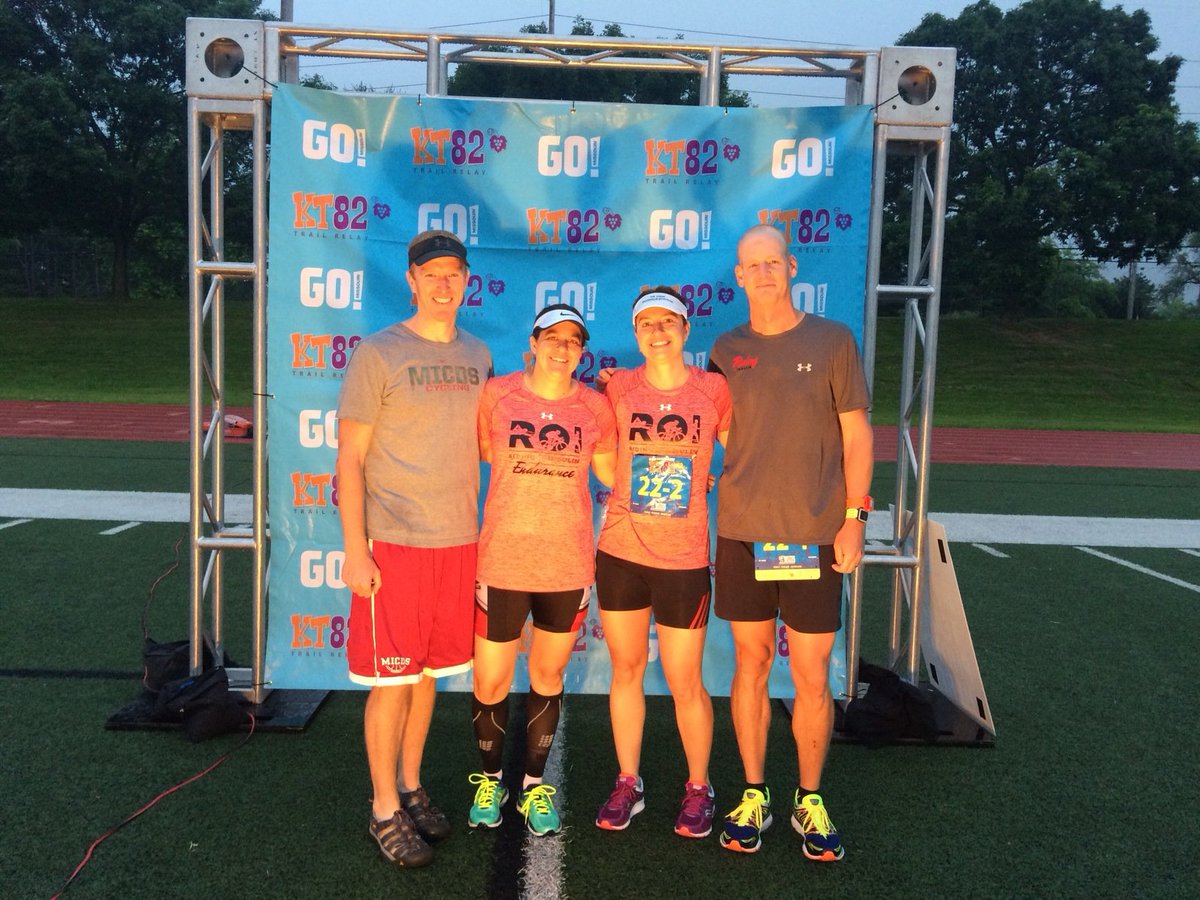WTLudbrook's tweet photo. 3 nutty T1D getting ready for a wet 82 mile run across the state!
#ROIT1D #kt82 https://t.co/Qi5qA7eg1e