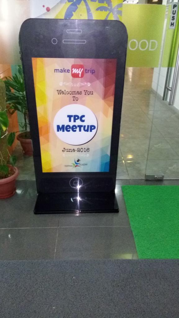 smitapmishra's tweet photo. @makemytrip welcoming #TestPractitionersClub members. #Testers totally loved the learnings and the arrangement!! https://t.co/f9RwIOgwFF