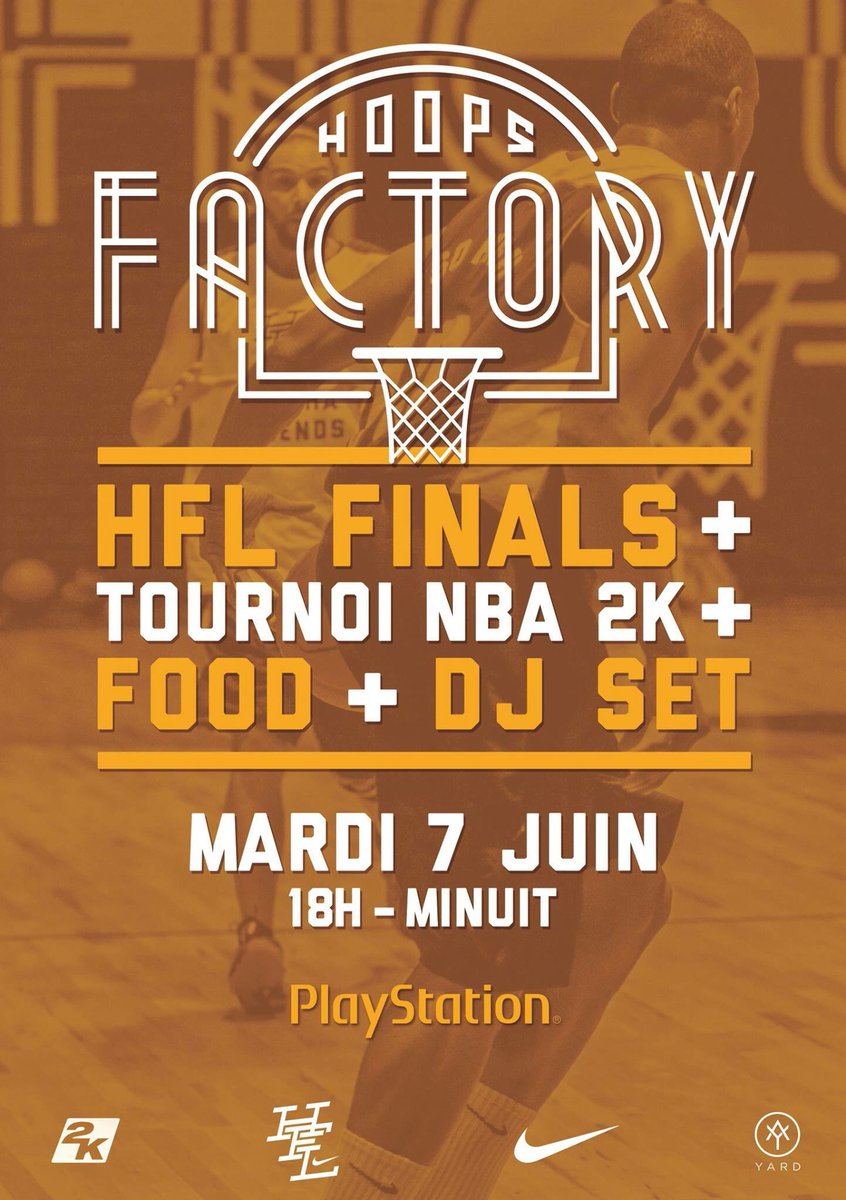 JJiii100's tweet image. Gagne des places pour la soirée @Hoops_Factory !
RT x Follow 
Tirage au sort demain soir.