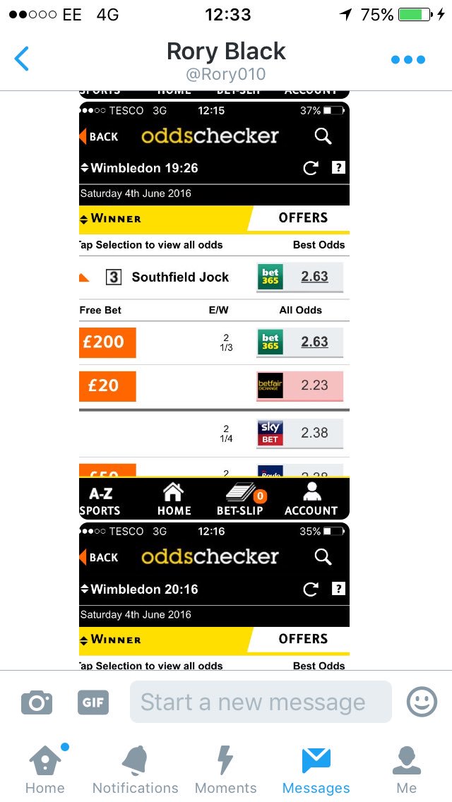 DogDerbyComp's tweet photo. @Rory010 5 singles + 1 match bet https://t.co/6S8KsQovo9
