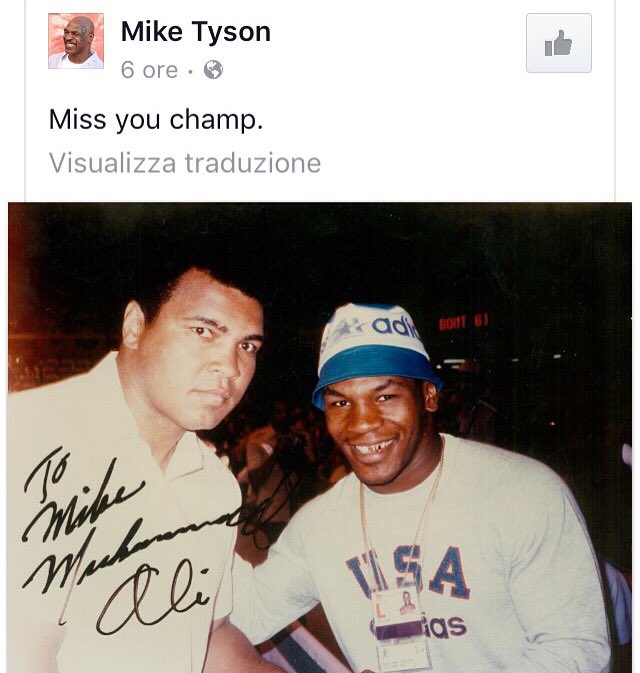 Daniel__Sola's tweet photo. @MikeTyson ...❤️ #MikeTyson #RIPMuhammadAli https://t.co/g5aU6cz3aq