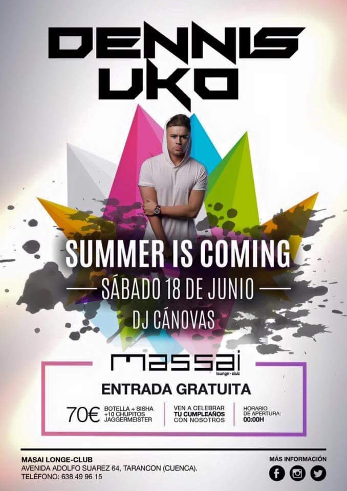 massailounge's tweet photo. SUMMER IS COMING en Massai!
Os esperamos a todos con muchas ganas de disfrutar.
La diversión está garantizada! https://t.co/FvxO37dVOS