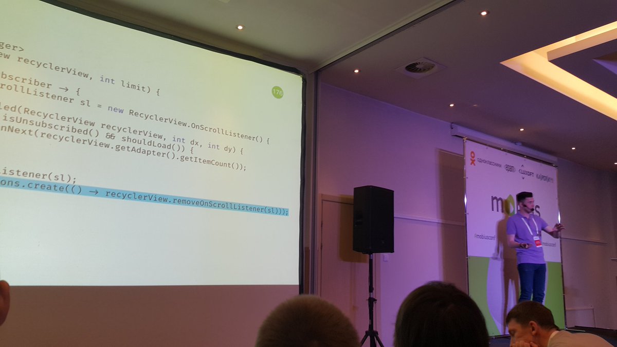 alkche's tweet image. #mobiusconf #JavaRx
Немного реакивного кода на Мобиусе