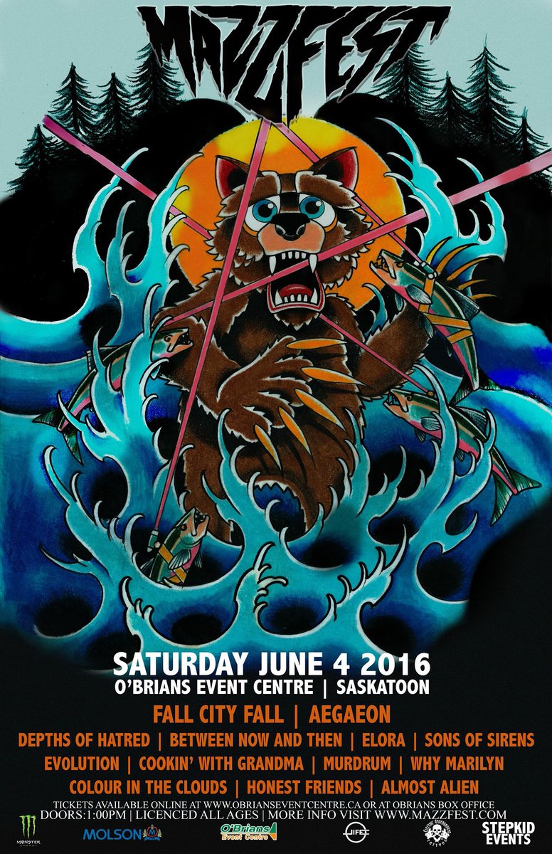 WhyMarilyn's tweet photo. MAZZZZFESTTTTTT! Doors at 2, show at 3! Don't miss this incredible line up today! @MazzFest https://t.co/Znhrcy42ni