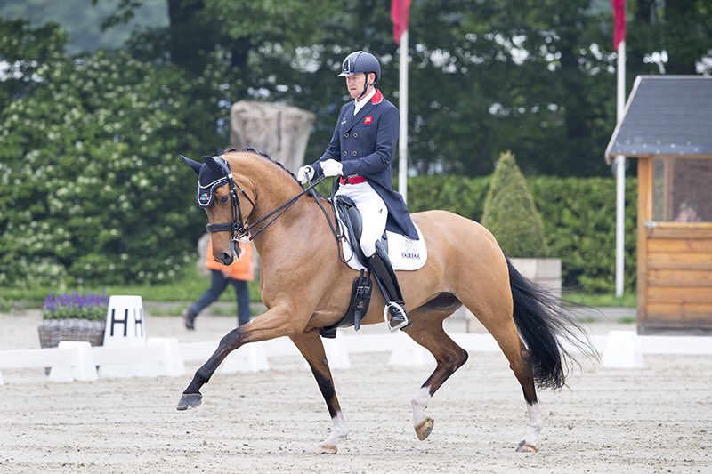 Two 70+ GP scores to take home from Roosendaal - amazing job Classic Briolinca <a href="/HughesDressage/">Gareth Hughes</a> #bestbird