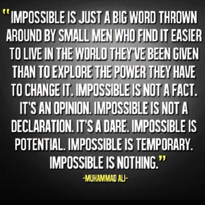 ShaPieLou's tweet photo. TY #MuhammadAli for your #tenacity #courage #vision & #commitment 🙏🏾#TheGreatest #ImpossibleIsPotential #ImPossible https://t.co/2VUJ1Oi4Xy