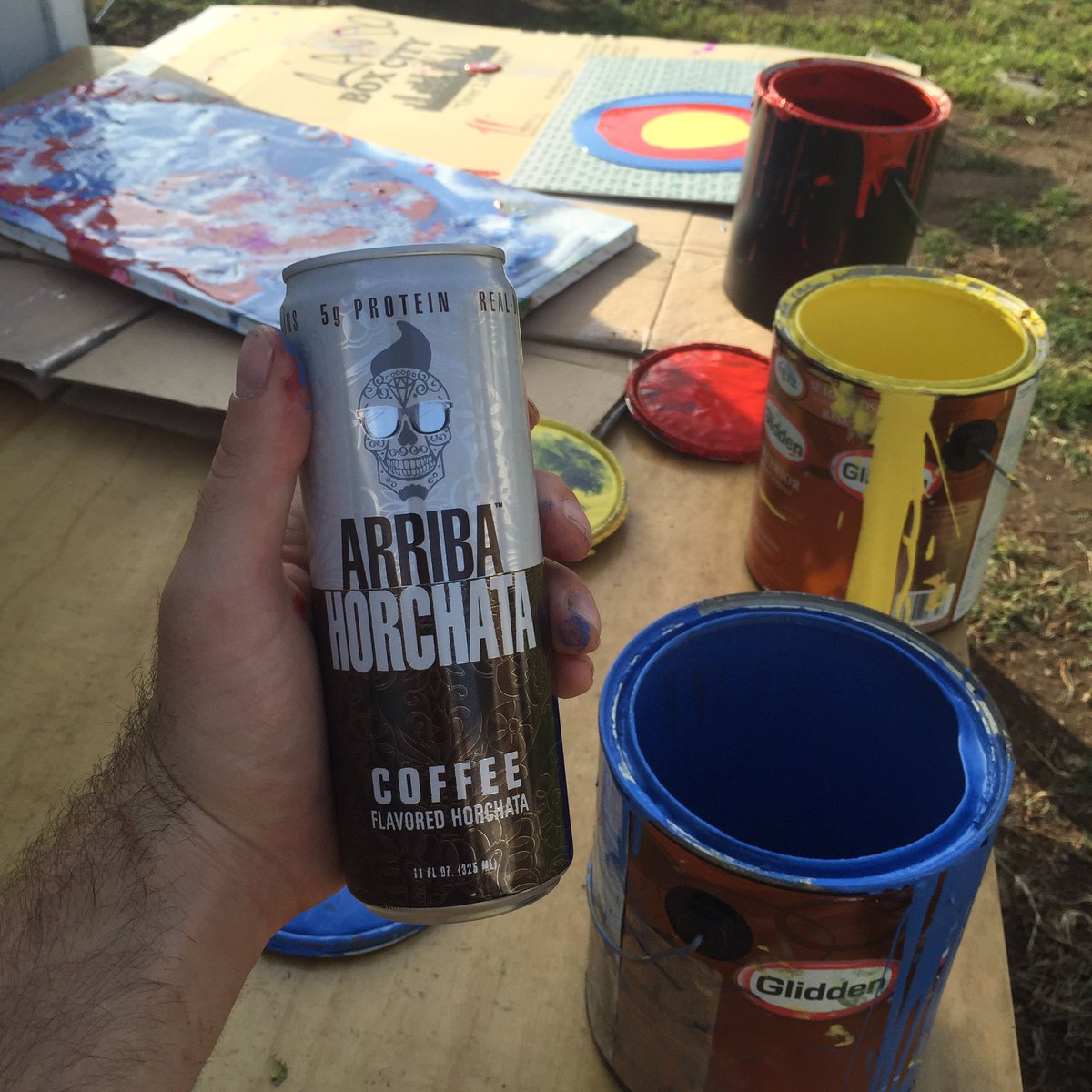arribahorchata's tweet photo. Grab an #arribahorchatacoffee and unleash your creative side... 🎨 https://t.co/Zax49G5Lbs