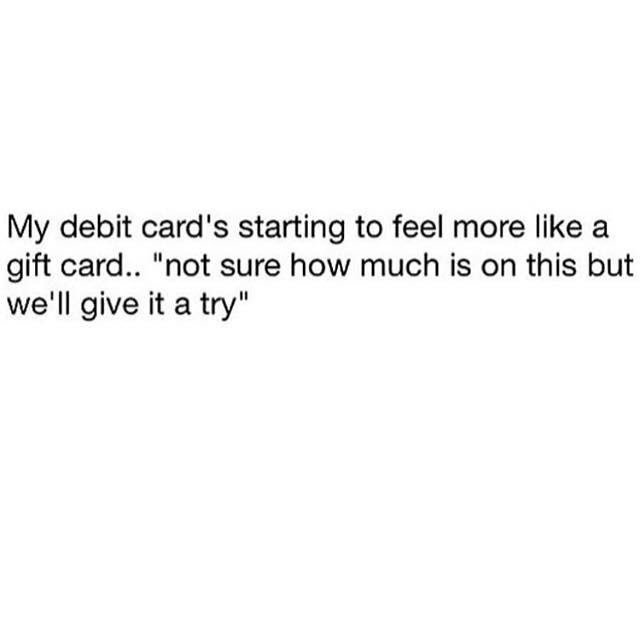 RectifyAlex's tweet image. Anyone else have this feeling 😅 #funny #debit #money #comedy #entertaining