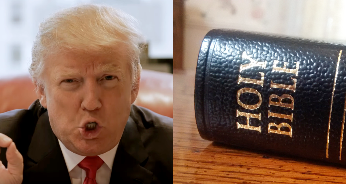 TheBabylonBee's tweet image. Trump Fires Back After Bible Accuses Him Of Not Being Christian babylonbee.com/news/trump-fir…