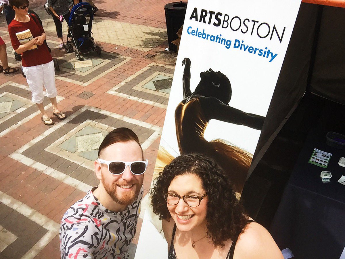 artsboston's tweet photo. We're here @HubbubFest today giving away #free tix to @BMGBoston + #PeterLSC @LyricStageCo, and tons of swag! https://t.co/dRo0llfY69