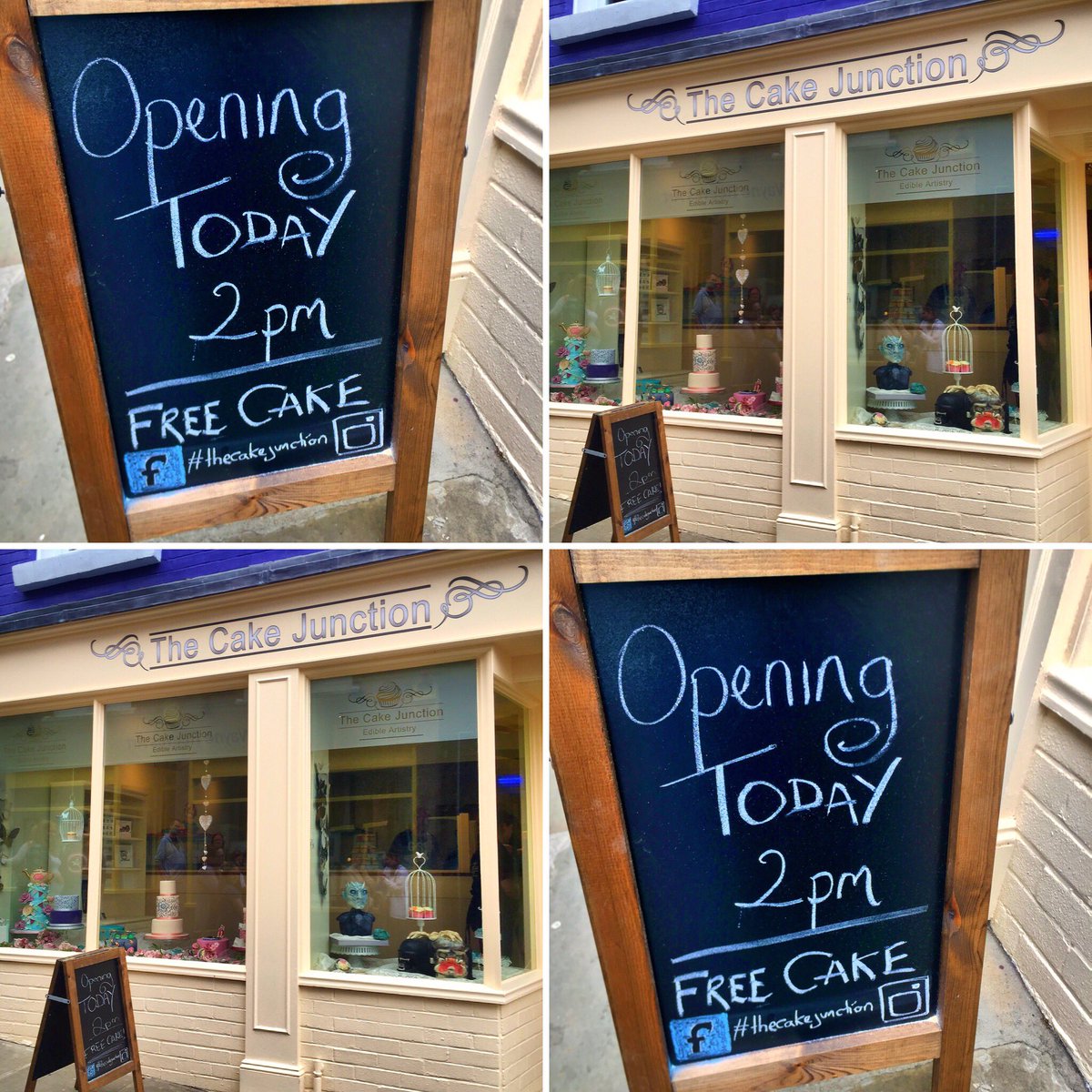 GrandBurstin's tweet photo. In Folkestone today and fancy free cake? Pop up and see the #thecakejunction #folkestone #supportlocalbusinesses https://t.co/nPM3ioRGTI