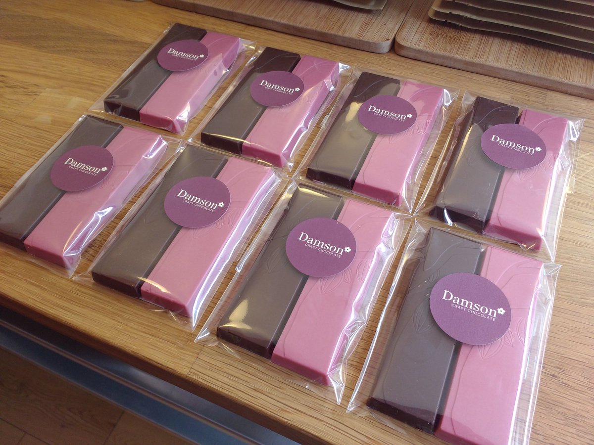 Probably the prettiest bars we've made. Salted Caramel +: Raspberry &amp; Lemon Fingers. Available in store now.