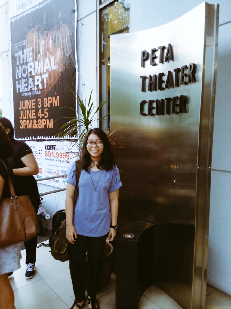 ShadowKat_'s tweet photo. "Men do not naturally not love, they learn not to." #TheNormalHeartMNL https://t.co/IydQLwwrie