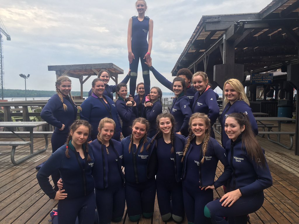 <a href="/SpssCheerTeam/">Saints Cheerleaders</a> had a great day team building at wilderness tours