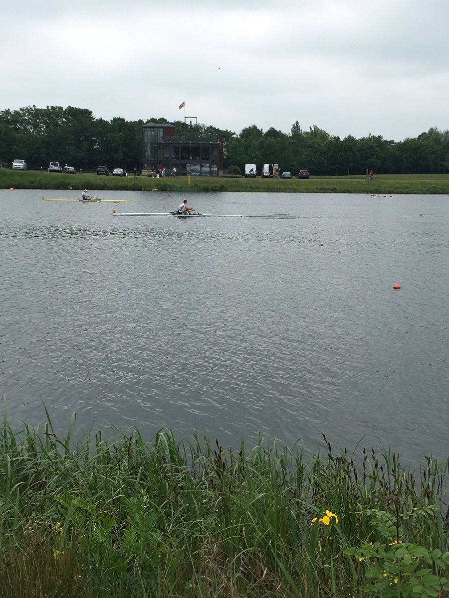 UCDBC's tweet photo. Great start to the day @Dorney_Lake for London Met with Andrew Goff qualifying got the final of the IM1 1x https://t.co/bQGoDjIxUA