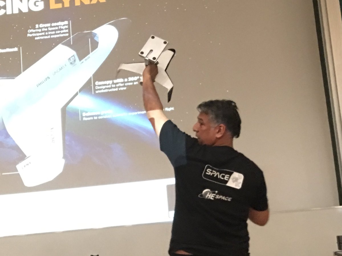 Final keynote of the day from commercial space operator <a href="/XCOR/">XCOR</a> #spaceupuk🇬🇧