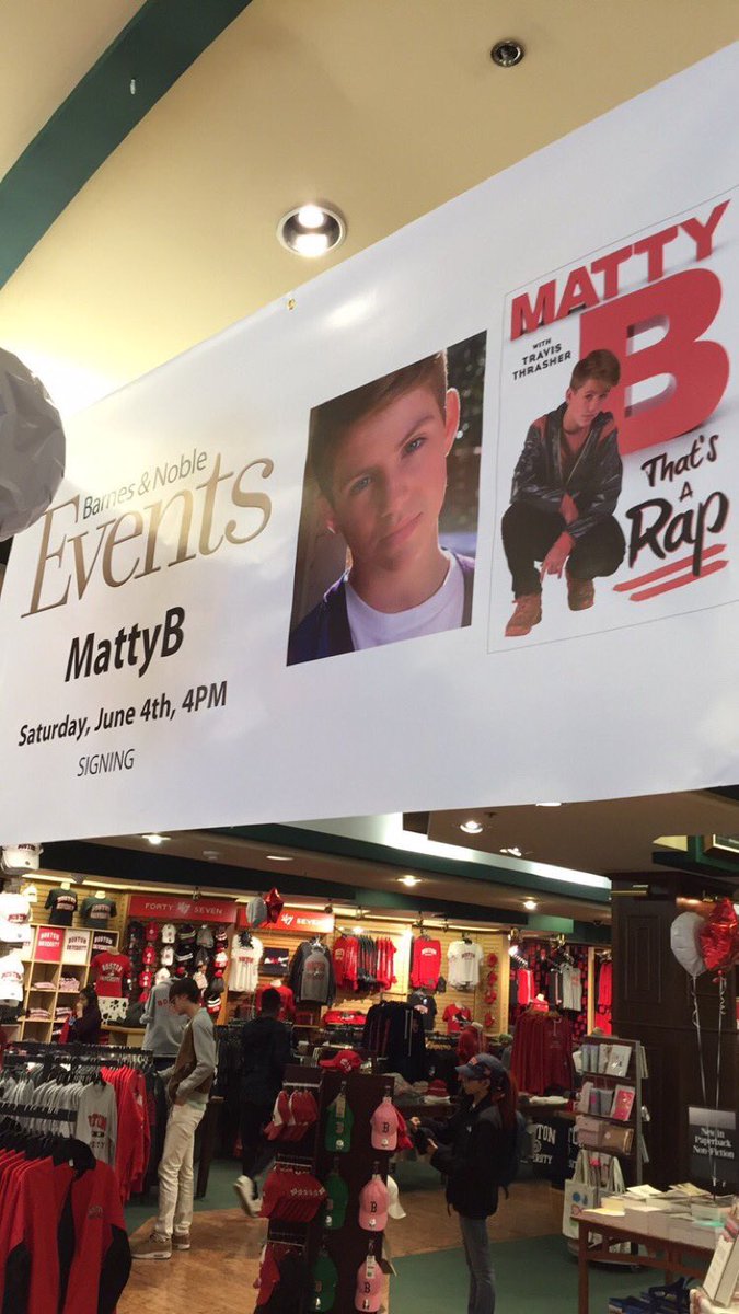 Mattyb Updates On Twitter Mattyb S First Book Signing Event Is