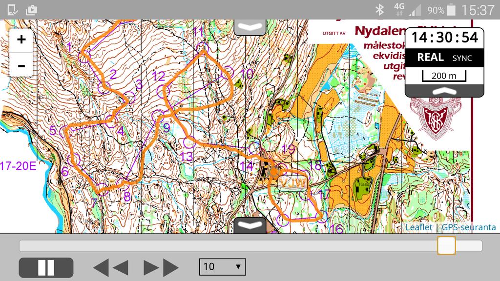 Vegard 3rd in today's JWOC test middle distance in Oslo: eventor.orientering.no/Events/Show/61…