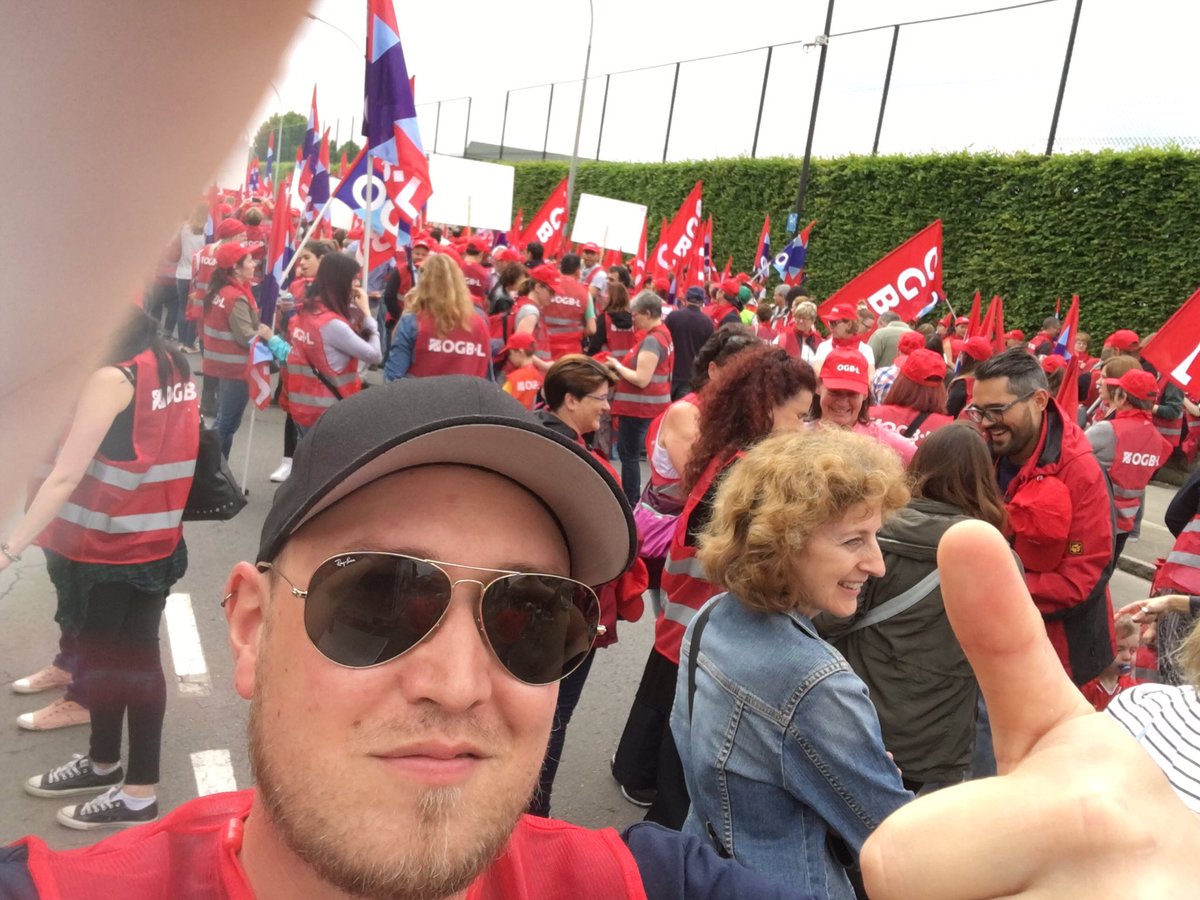 #ogbl #sozialwiesen Et war eng super Manifestatioun! Ech hoffen et huet endlech eppes bruecht!