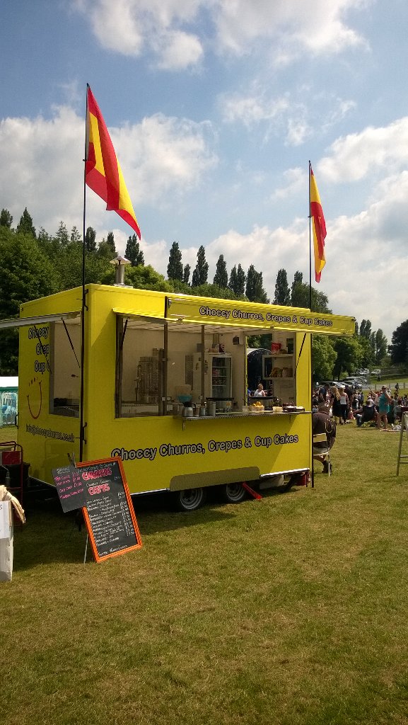 <a href="/MrWongo/">Billy Ocean</a> How about some #freshly cooked #Churros before your set <a href="/IrlamLive/">Irlam Live</a> - our #churros are vegan!