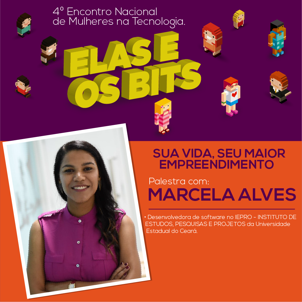 mulheresti's tweet photo. Como se destacar dentro da tecnologia e empreendedorismo?A Marcela Alves vai contar tudinho no #mnt2016 #elaseosbits https://t.co/O8KsnwXmdY