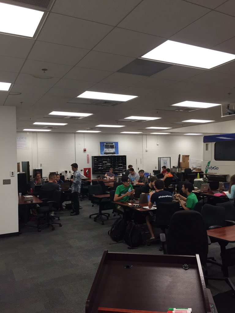DavidcLewisSr's tweet photo. Let the Coding begin! @ATTIndiana @IndyChamber @IndyBrigade #IndyCivicHack https://t.co/I89Vndzzjk