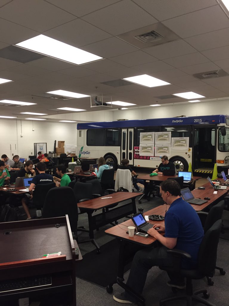 DavidcLewisSr's tweet photo. Let the Coding begin! @ATTIndiana @IndyChamber @IndyBrigade #IndyCivicHack https://t.co/I89Vndzzjk