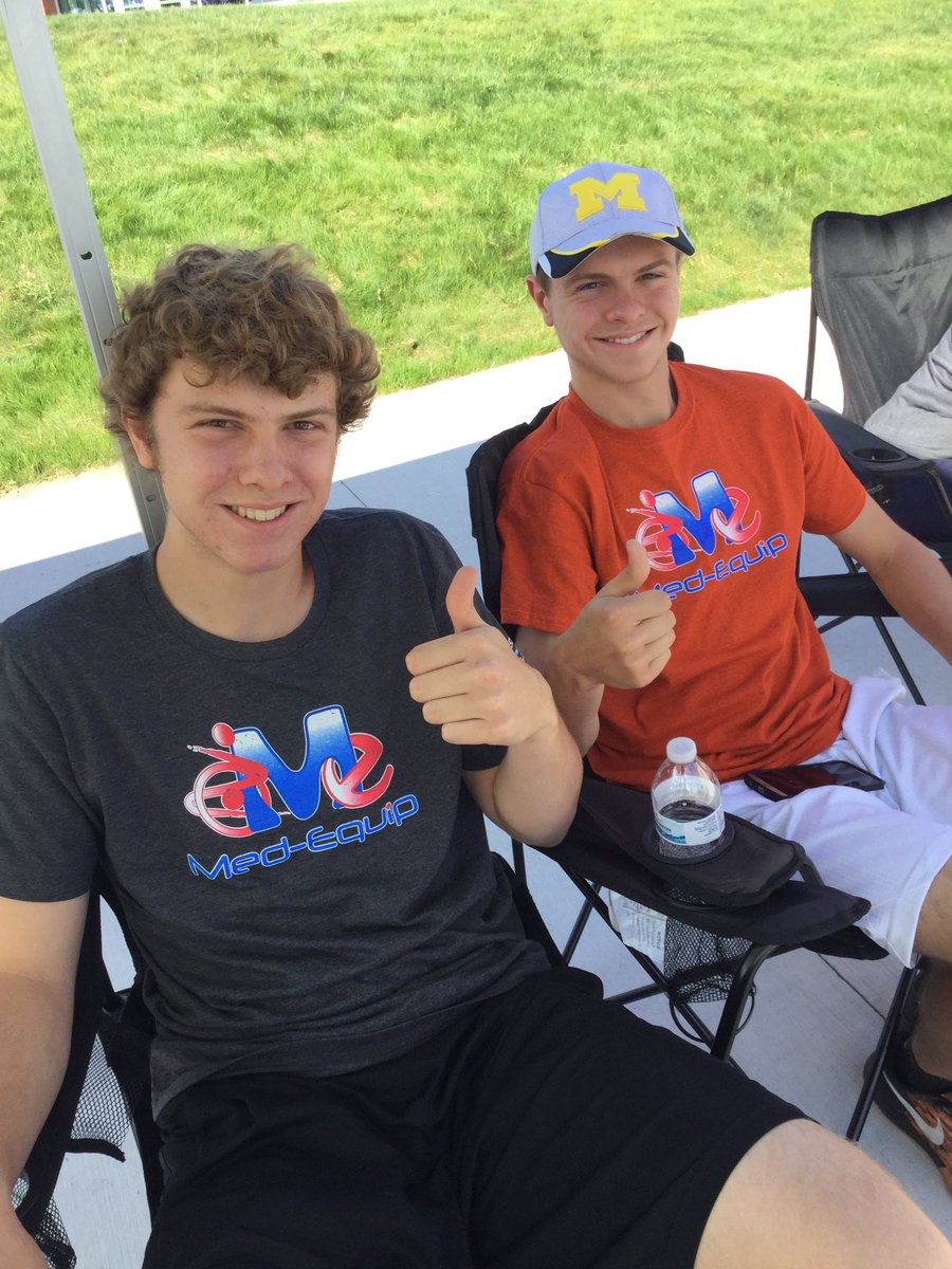 Lunch for our wheelchair #softball tourney provided by Med-Equip. Thanks! #mfbsports