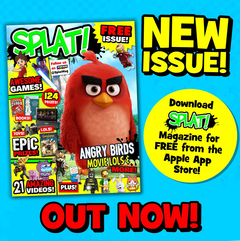 splatmag's tweet photo. Download your FREE copy of #SplatMag from the #Apple AppStore. Issue 23 is out now! #AngryBirdsMovie #LEGO #StarWars https://t.co/4jualXxBSZ