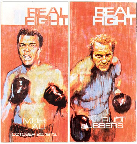 Pinot W Ichwandardi On Twitter My Dad Illustrated This Booklet Cover Muhammad Ali Vs Rudi Lubbers In Jakarta Indonesia 1973 Ripmuhammadali