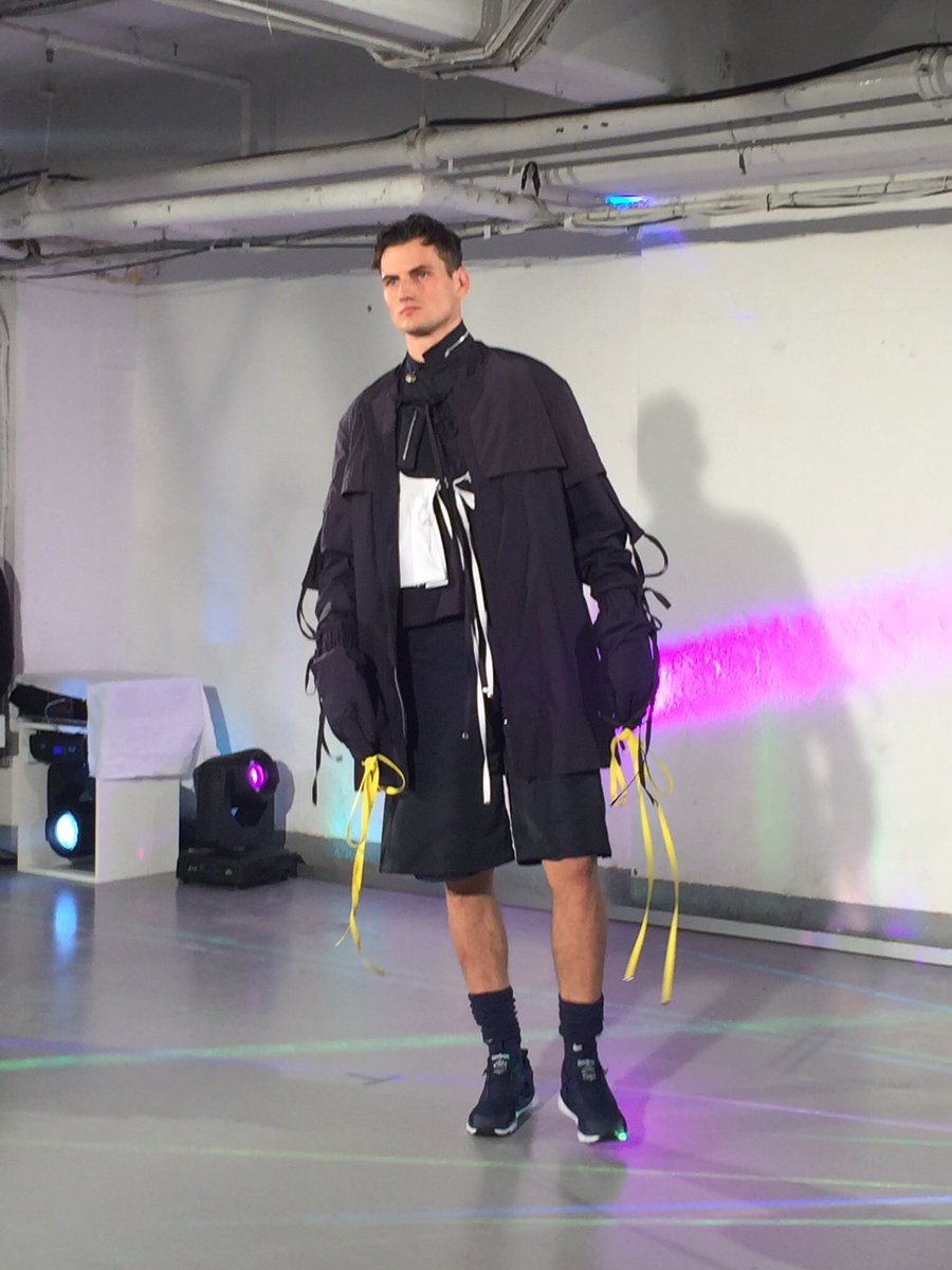 Joely Walford menswear #mdxfashion16 #mdx16 press catwalk #LDN <a href="/MiddlesexUni/">Middlesex University</a> <a href="/FDMDX/">FashionDesignMDX</a> <a href="/FTMDX/">FashionTextilesMDX</a> <a href="/OfficialGFW/">GFW</a> #londonpop