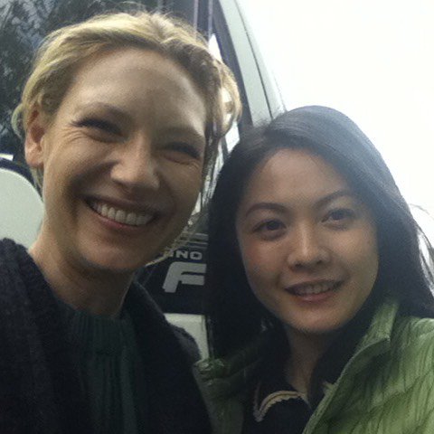 The Lovely #ANNATORV with <a href="/JennyWuOfficial/">Jenny Wu</a> on the filming of #SecretCity Source: instagram.com/jennywuofficia…