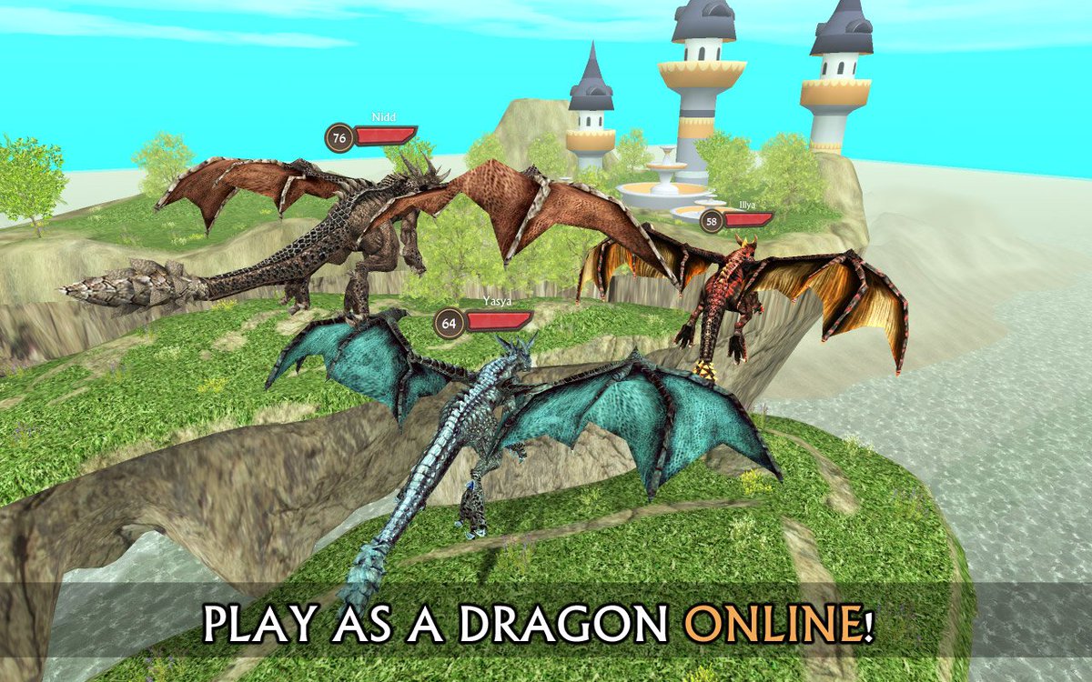 DRAGON SIMULATOR MULTIPLAYER jogo online no