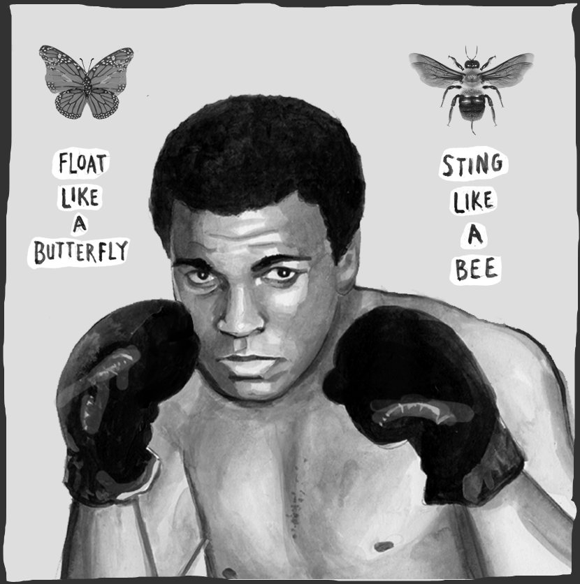 NYCMayor's tweet image. Saying farewell to the man who fought for justice until the final bell. RIP to the people's champ: Muhammad Ali.