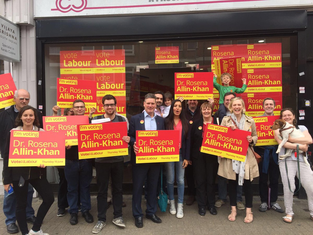 DrRosena's tweet photo. Great to be joined by Team 'Stow and Team Camden in #Tooting.
Thanks @Keir_Starmer and @stellacreasy for joining. https://t.co/blPOxVDfRt