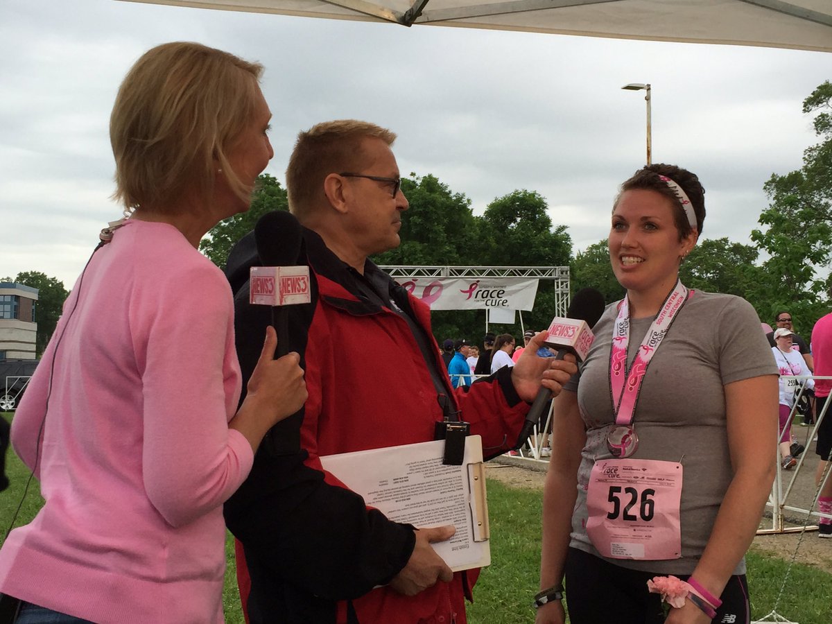 WISCTV_News3's tweet photo. #RaceMadison @susansiman and Mark interview Sarah Ripp, diagnosed 1 year ago. She still has a long Race to run! https://t.co/UwaiP3vqYW