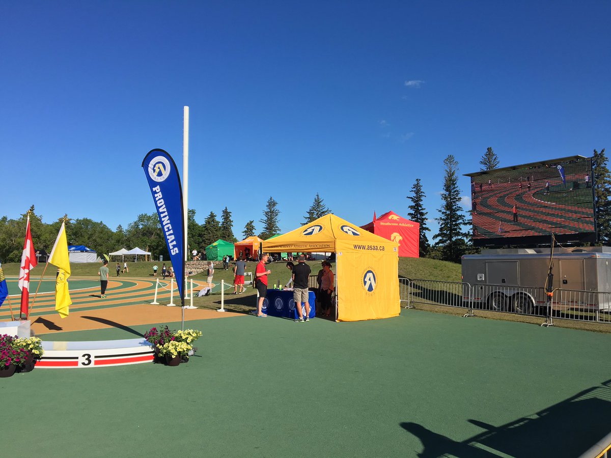 ASAA's tweet photo. 20 minutes to start ASAA track provincials. Best of luck to all athletes #asaaprovs #asaatf https://t.co/y36avx6SJ1