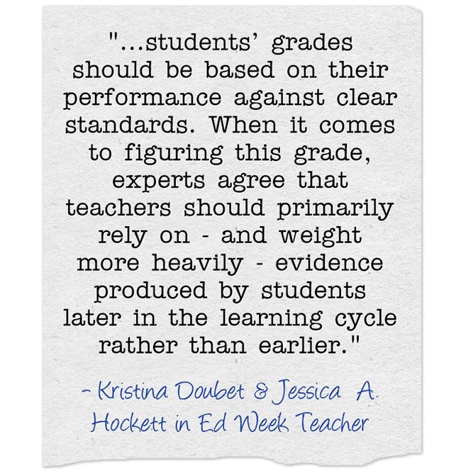 Larryferlazzo's tweet photo. My NEW Ed Wk post: Making Grading Practices 'Specific, Constructive & Timely' https://t.co/5COC5rPBsi w/ @DIY_Diff https://t.co/A4M0Vvxy2u