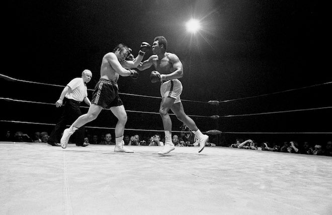MattamyAC's tweet photo. The Greatest of All-Time fought under our rafters 50 years ago. Always the Champion. #RIPMuhammadAli https://t.co/IMU3EHQkrE