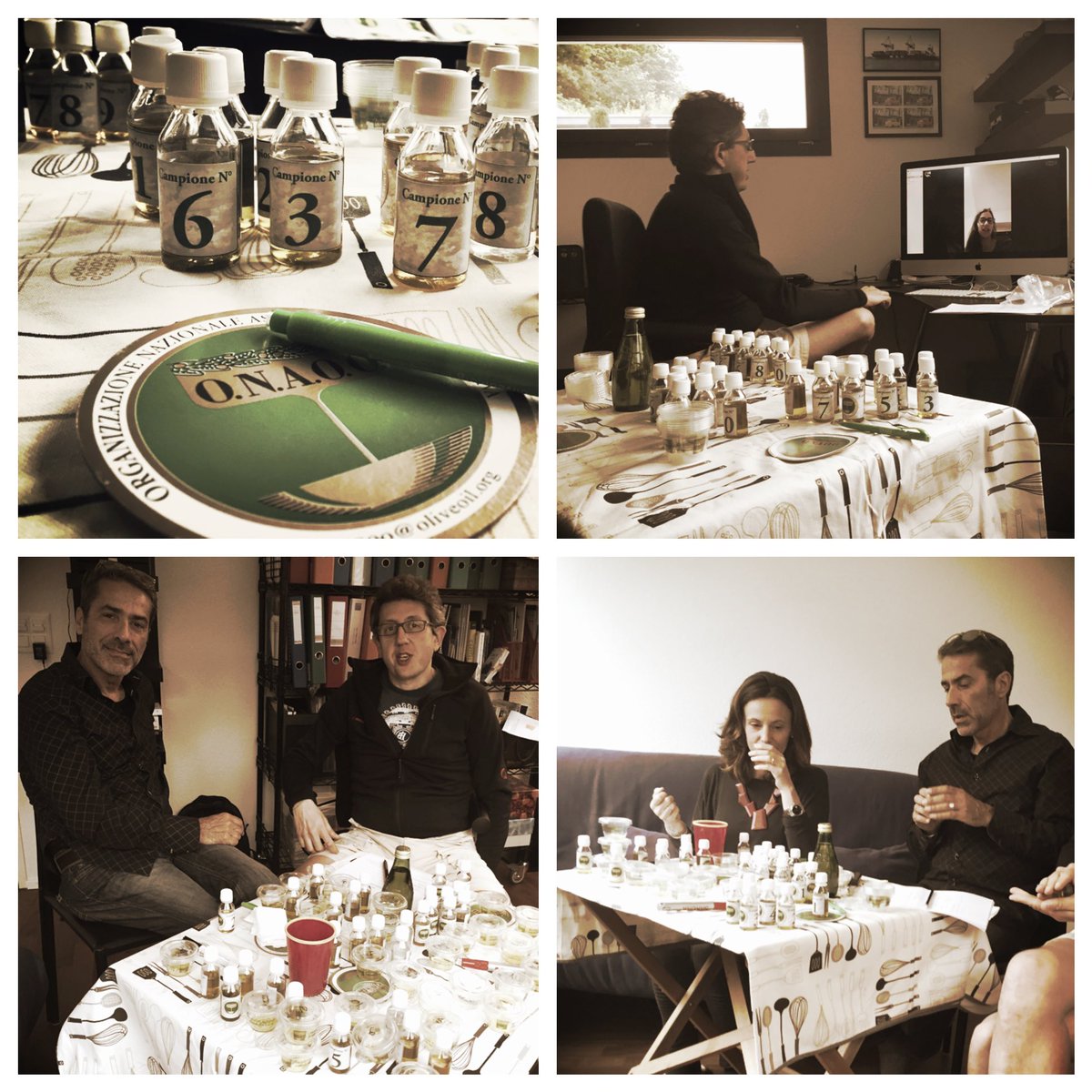 tellusolive's tweet photo. Great #tastingcourse. Learnt to recognize negative & positive attributes of #oliveoil #extravergine #sardegna https://t.co/EaJlYieAUt