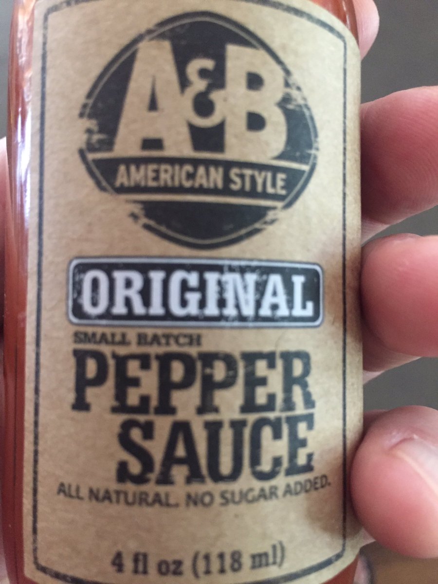 ChrisBroNext's tweet photo. Always in the mood to try new (to me) hot sauce. Just found "Pepper Sauce" by @ABAmericanStyle #JustFoodInYourFood https://t.co/AOeokrurpc