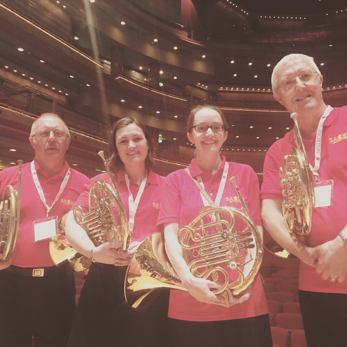 LyndsayGibson1's tweet photo. @saswe94 Horn section today. #symphonysounds #saswe https://t.co/TZsXVVXDQ2