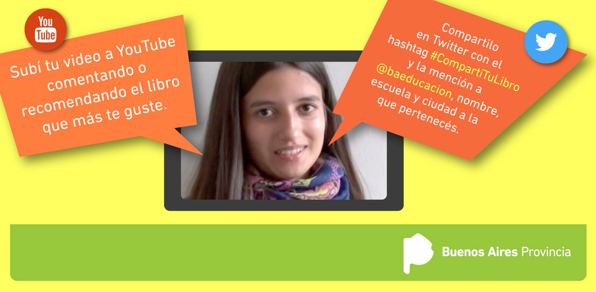BAeducacion's tweet photo. #CompartíTuLibro Si tenés más de 13 años, no te pierdas esta convocatoria https://t.co/HIbMB6qlH1 https://t.co/z1JBQYsW8f