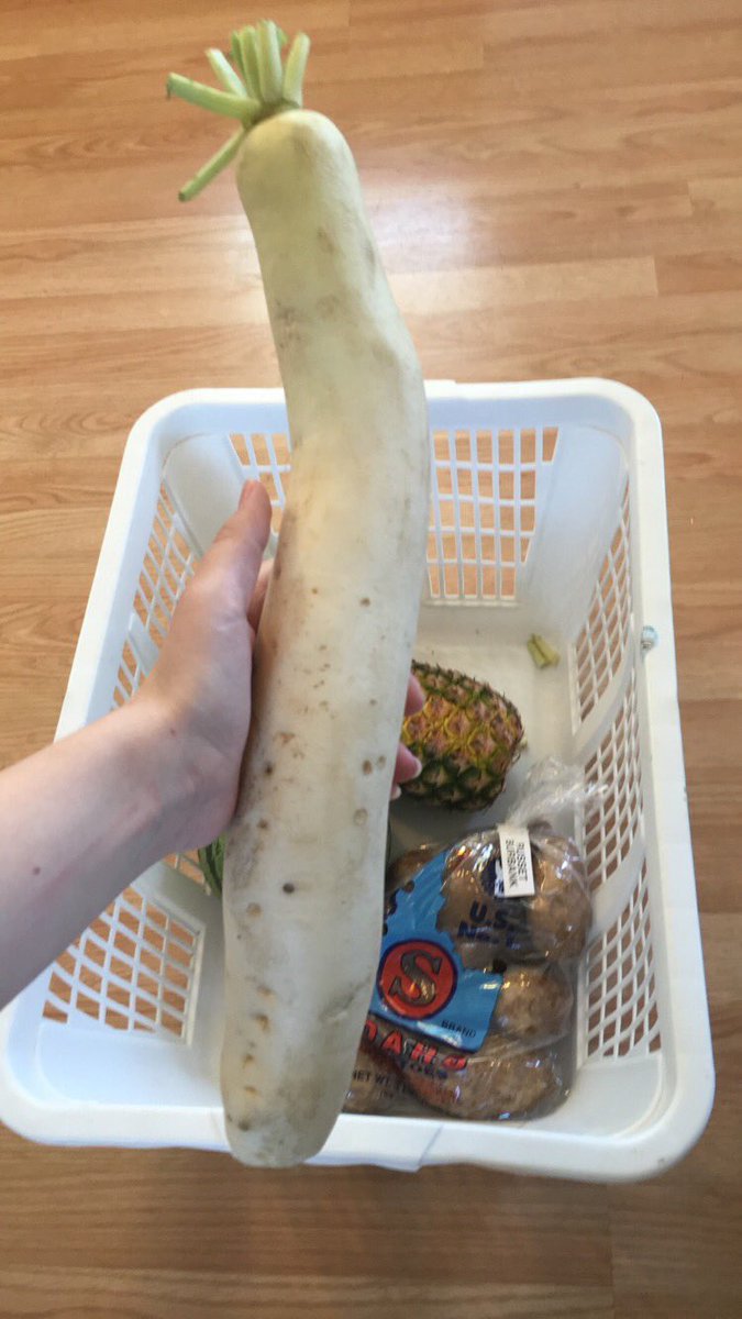 SharonMachine's tweet image. I got a haiku radish today.