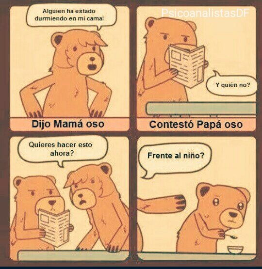 PsicoanalistaDF's tweet photo. Chiste de sábado. No pelear frente a los niños mejor #acudeaterapia 
Buen fin de semana
https://t.co/kxVbL16T3X https://t.co/TrOjf9WKqu