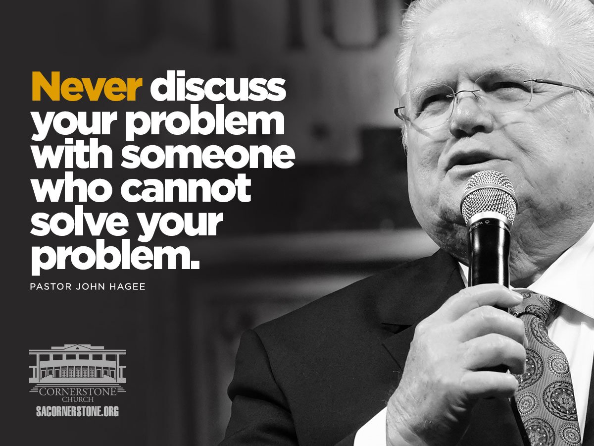 SACornerstone's tweet photo. .@PastorJohnHagee concludes #promiseproblemprovision tomorrow morning! Service times are 8:30/11AM #sundayscoming https://t.co/jn0EsoaFY3