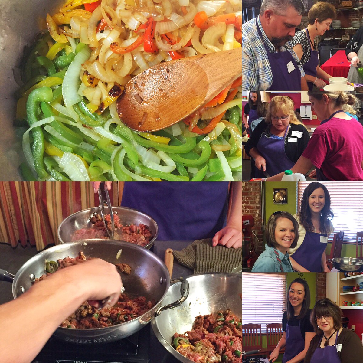 KS_Dietitians's tweet photo. KS #dietitians & #farmers cooking for @sunflower_house. Conversations about where food comes from #RaisingKansas https://t.co/7gwat2t9gH