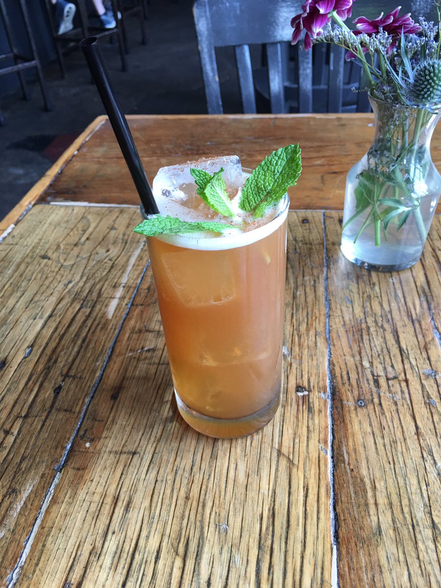 Lovely cocktail <a href="/GreyLadyNYC/">GreyLadyNYC</a> (why am I drinking it's 12 noon)