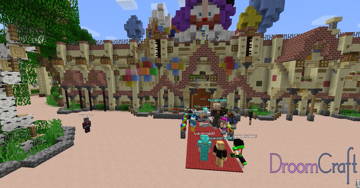 TurboTimDC's tweet image. Nog 15 minuten tot de Clownaval opent in @droomcraft
Komen jullie ook? :-)