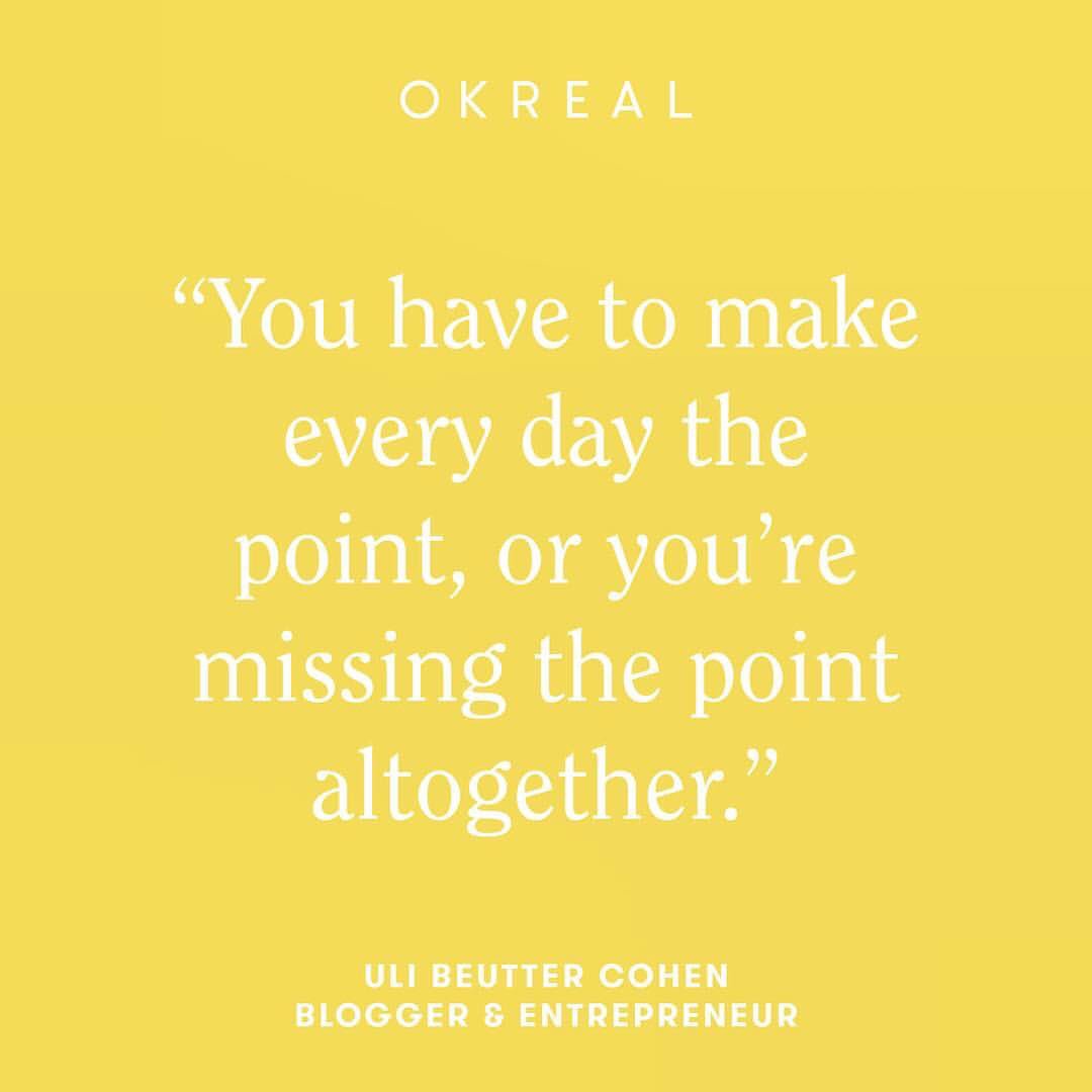 Treasure what you have, not what you want or what you used to have 💛 #OKREAL bit.ly/1StGlVd